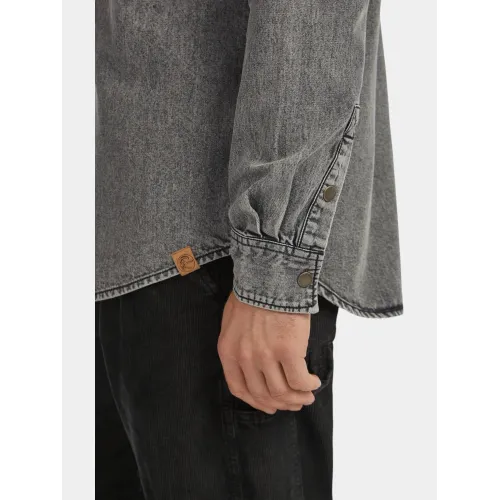 O'Neill O riginals Denim Shirt Férfi Ing 19010-Black Out