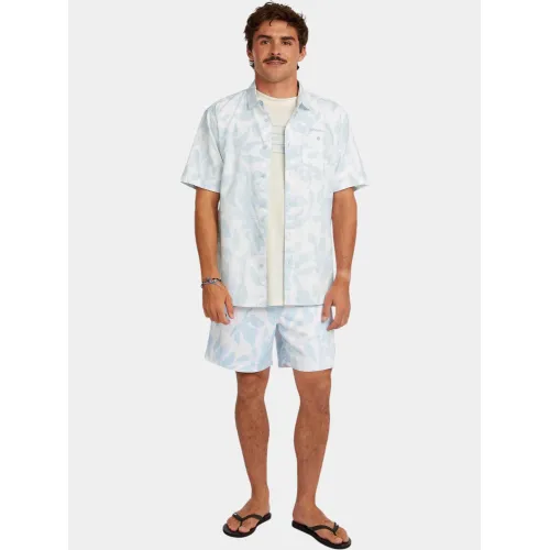 O'Neill O Neill Print Shirt Férfi Ing 31052-White Spray Flower