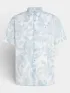 O'Neill O Neill Print Shirt Férfi Ing 31052-White Spray Flower