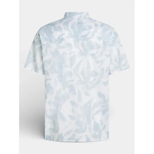 O'Neill O Neill Print Shirt Férfi Ing 31052-White Spray Flower