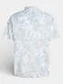 O'Neill O Neill Print Shirt Férfi Ing 31052-White Spray Flower