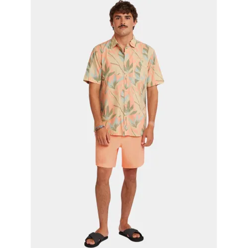 O'Neill O Neill Print Shirt Férfi Ing 32544-Orange Tropicana Big