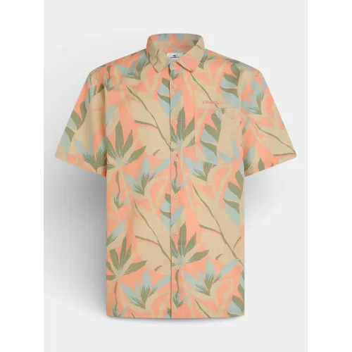 O'Neill O Neill Print Shirt Férfi Ing 32544-Orange Tropicana Big