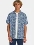 O'Neill O Neill Print Shirt Férfi Ing 35215-Dark Blue Bricks