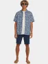 O'Neill O Neill Print Shirt Férfi Ing 35215-Dark Blue Bricks