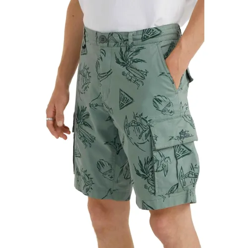 O'Neill Essentials Cargo Shorts Férfi Rövidnadrág 36058-Green Vintage Surfer