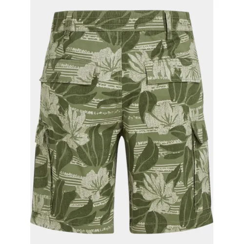 O'Neill Essentials Cargo Shorts Férfi Rövidnadrág 36090-Green Tonal Dusty Flower