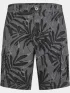 O'Neill Essentials Cargo Shorts Férfi Rövidnadrág 39124-Black Dipped Leaves