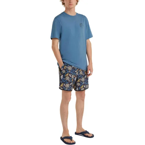 O'Neill Og Scallop 16  Swim Shorts Férfi Beachshort 39100-Leaves