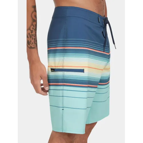 O'Neill Hyperfreak Heat Stripe 21  Boardshorts Férfi Boardshort 35179-Indigo Heat Stripe