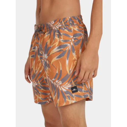 O'Neill O Neill Cali Floral 16 Swimshorts O'Neill O Neill Cali Floral 16 Swimshorts Férfi Beachshort 32532-Orange Dipped Leaves
