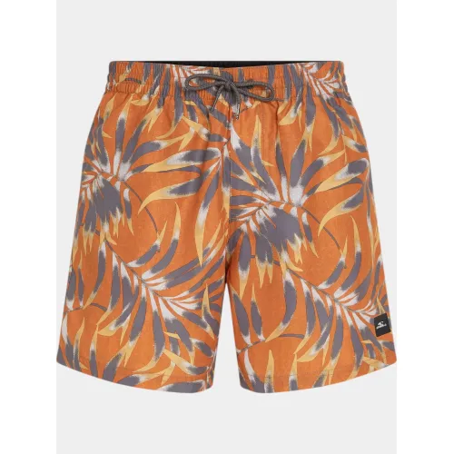 O'Neill O Neill Cali Floral 16 Swimshorts O'Neill O Neill Cali Floral 16 Swimshorts Férfi Beachshort 32532-Orange Dipped Leaves