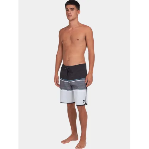 O'Neill Lennox Scallop 19  Boardshorts Férfi Beachshort 49010-Black Out Colour Block