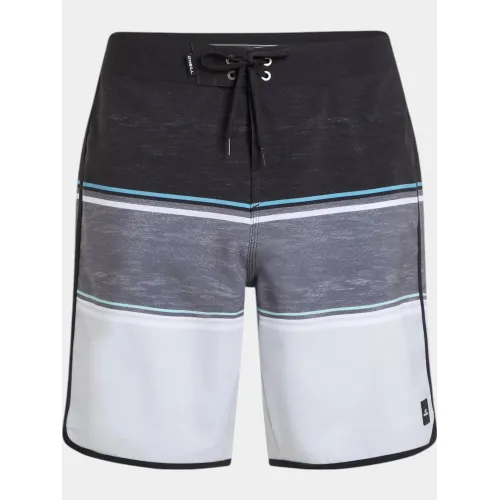 O'Neill Lennox Scallop 19  Boardshorts Férfi Beachshort 49010-Black Out Colour Block