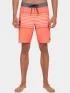 O'Neill Hyperfreak Heat Stripe Scallop 18  Boardshorts Férfi Beachshort 32541-Peach Echo Heat Stripe