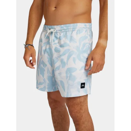 O'Neill O Neill Print 16   Swimshorts Férfi Beachshort 31052-White Spray Flower