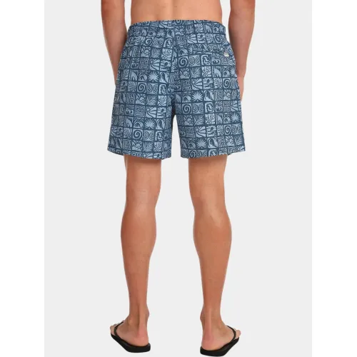 O'Neill O Neill Print 16   Swimshorts Férfi Beachshort 35215-Dark Blue Bricks