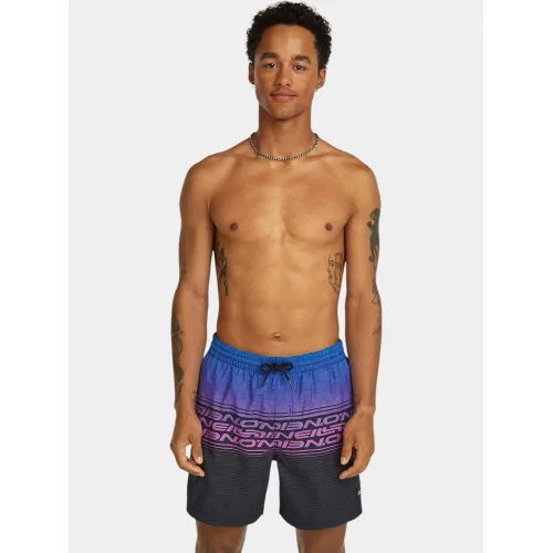 O'Neill O Neill Logo Stripe 16   Swimshorts Férfi Beachshort 25055-Blue Heritage O Neill Stripe