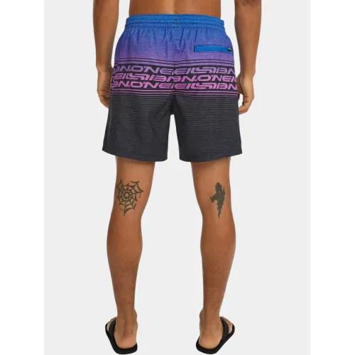 O'Neill O Neill Logo Stripe 16   Swimshorts Férfi Beachshort 25055-Blue Heritage O Neill Stripe