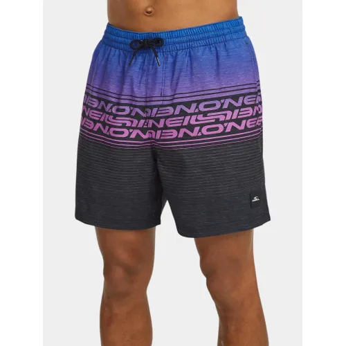 O'Neill O Neill Logo Stripe 16   Swimshorts Férfi Beachshort 25055-Blue Heritage O Neill Stripe