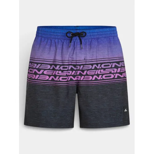 O'Neill O Neill Logo Stripe 16   Swimshorts Férfi Beachshort 25055-Blue Heritage O Neill Stripe
