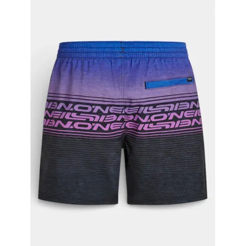 O'Neill O Neill Logo Stripe 16   Swimshorts Férfi Beachshort 25055-Blue Heritage O Neill Stripe