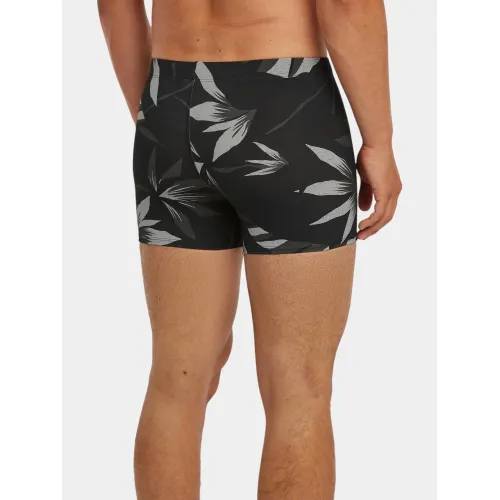 O'Neill O Neill Essential Aop Racer Férfi Beachshort 39153-Black Tropicana Small