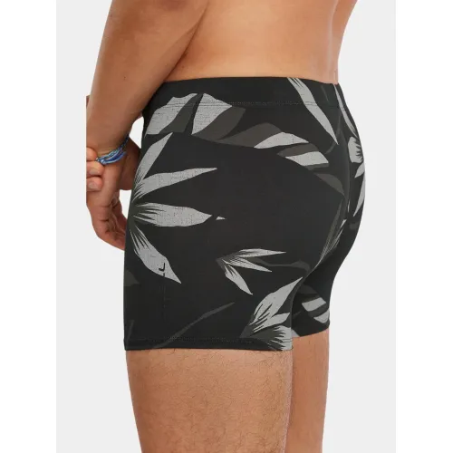 O'Neill O Neill Essential Aop Racer Férfi Beachshort 39153-Black Tropicana Small
