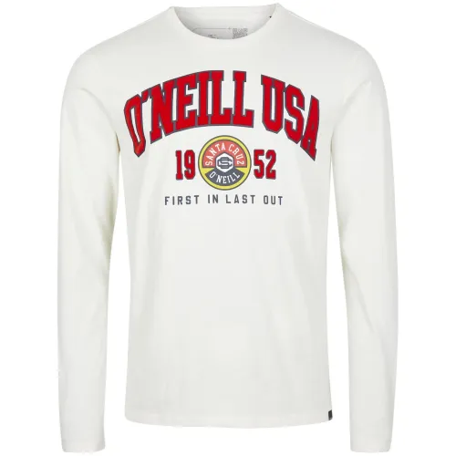 O'Neill State L/Slv T-Shirt O'Neill State L/Slv T-Shirt Férfi Hosszú ujjú póló 11010-Snow White