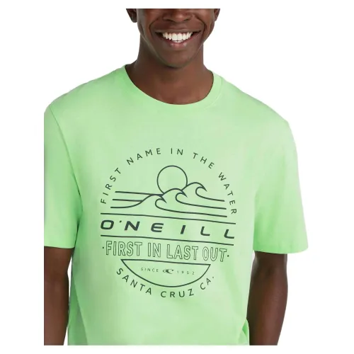 O'Neill Jack O Neill Muir T-Shirt Férfi Póló 16043-Neon Green