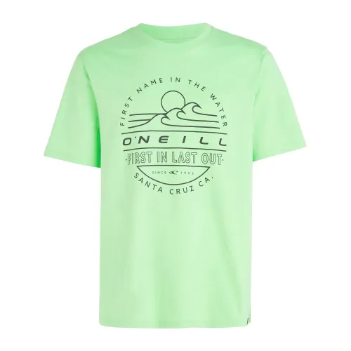 O'Neill Jack O Neill Muir T-Shirt Férfi Póló 16043-Neon Green