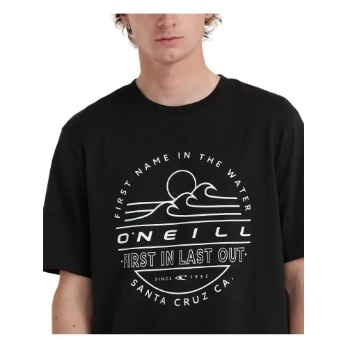 O'Neill Jack O Neill Muir T-Shirt Férfi Póló 19010-Black Out