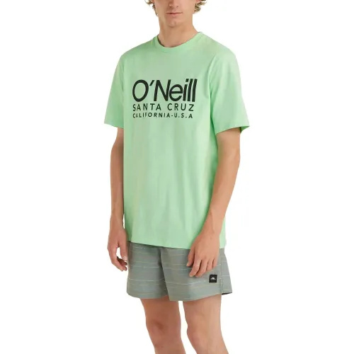 O'Neill Cali Original T-Shirt Férfi Póló 16043-Neon Green