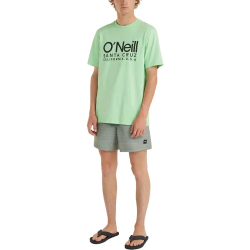 O'Neill Cali Original T-Shirt Férfi Póló 16043-Neon Green
