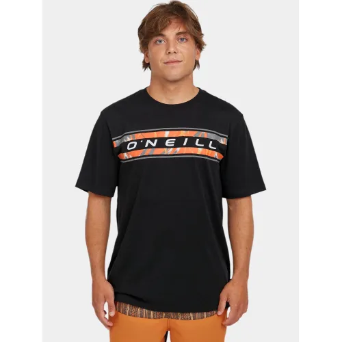 O'Neill O Neill Front Graphic T-Shirt Férfi Póló 19010-Black Out