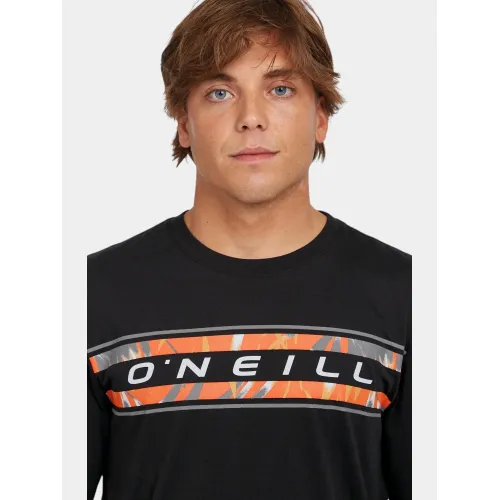 O'Neill O Neill Front Graphic T-Shirt Férfi Póló 19010-Black Out