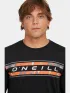 O'Neill O Neill Front Graphic T-Shirt Férfi Póló 19010-Black Out