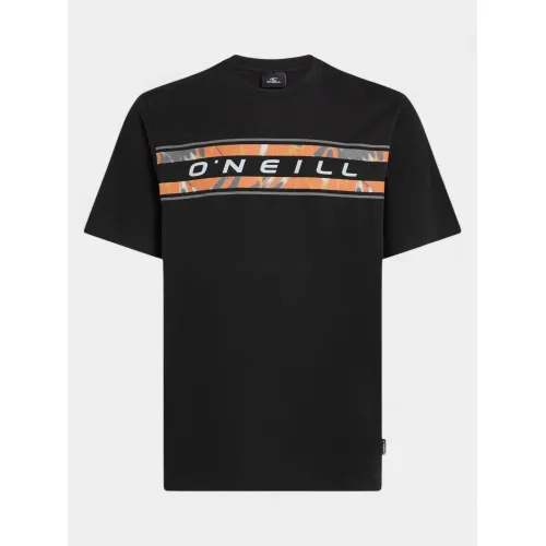 O'Neill O Neill Front Graphic T-Shirt Férfi Póló 19010-Black Out