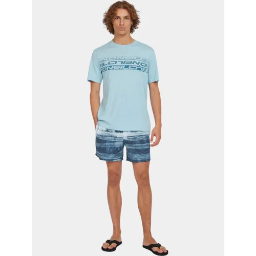O'Neill O Neill Stripe T-Shirt O'Neill O Neill Stripe T-Shirt Férfi Póló 15072-Morning Glory