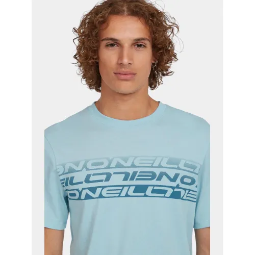 O'Neill O Neill Stripe T-Shirt O'Neill O Neill Stripe T-Shirt Férfi Póló 15072-Morning Glory