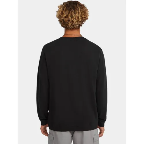 O'Neill O Neill Slub L/Slv T-Shirt Férfi Hosszú ujjú póló 19010-Black Out