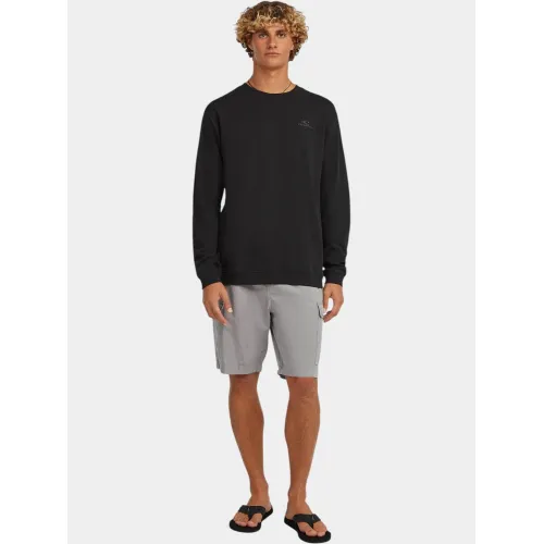 O'Neill O Neill Slub L/Slv T-Shirt Férfi Hosszú ujjú póló 19010-Black Out