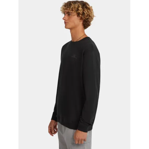 O'Neill O Neill Slub L/Slv T-Shirt Férfi Hosszú ujjú póló 19010-Black Out