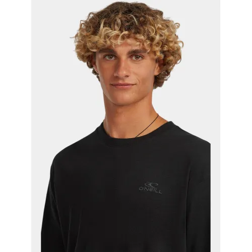 O'Neill O Neill Slub L/Slv T-Shirt Férfi Hosszú ujjú póló 19010-Black Out
