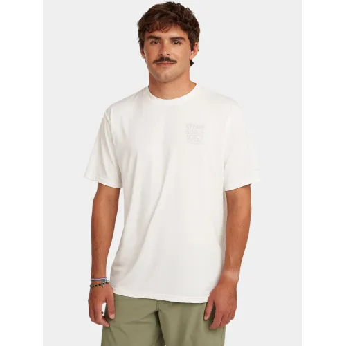 O'Neill O Neill Hybrid Upf Polygiene Back Print T-Shirt Férfi Póló 11010-Snow White