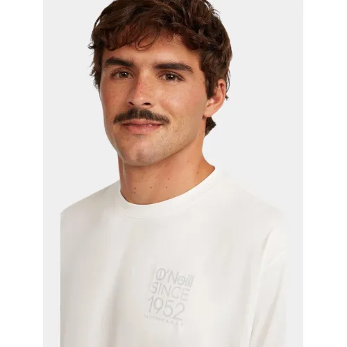 O'Neill O Neill Hybrid Upf Polygiene Back Print T-Shirt Férfi Póló 11010-Snow White