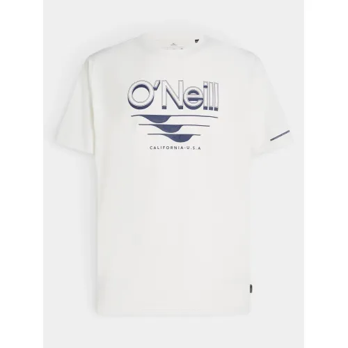 O'Neill O Neill Hybrid Upf Polygiene Graphic T-Shirt Férfi Póló 11010-Snow White