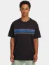 O'Neill O Neill Logo Stripe T-Shirt Férfi Póló 19010-Black Out
