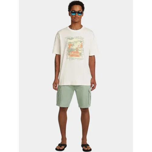 O'Neill O Neill Photo Front Print T-Shirt Férfi Póló 11010-Snow White