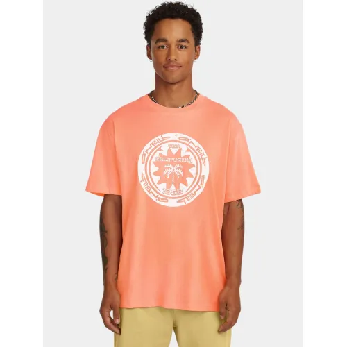 O'Neill O Neill Musthave Graphic T-Shirt Férfi Póló 12535-Funky Peach